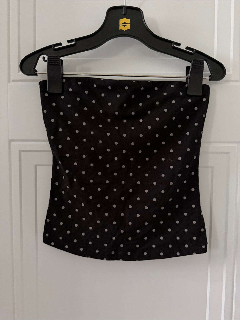 Edikted Black Polka Dot Tube Top